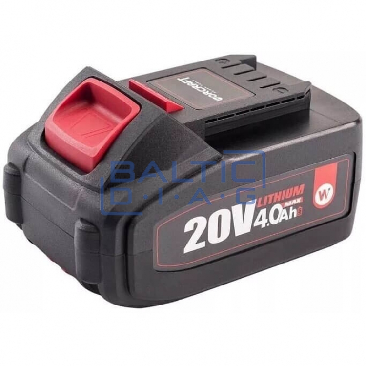 Battery for cordless tools Worcraft 20V 4.0 Ah