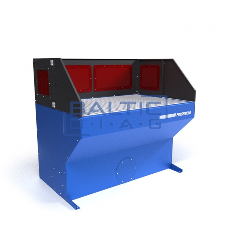 Grinding and welding table with downdraft extraction function KTM downdraft FRESHWELD