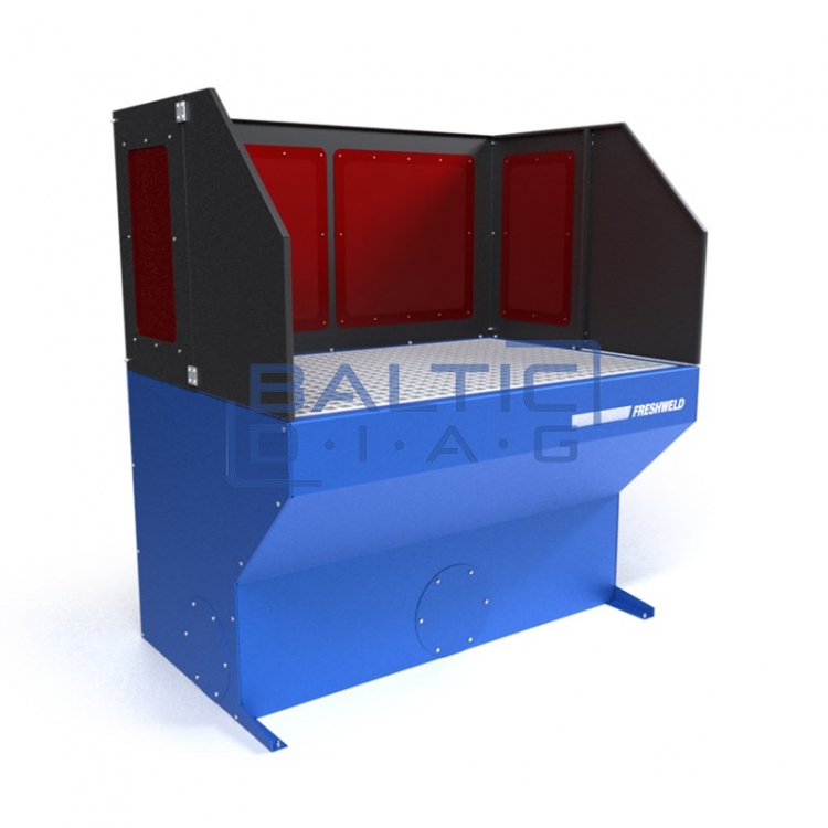 Grinding and welding table with downdraft extraction function KTM downdraft FRESHWELD