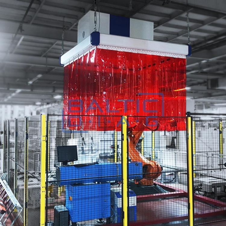 Robotinio suvirinimo gaubtas su užuolaida i8 FRESHWELD