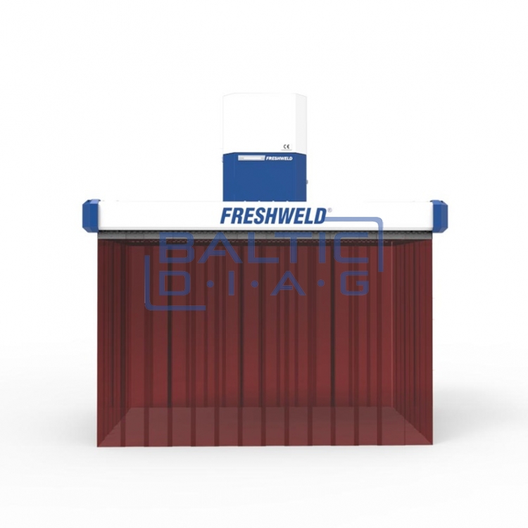 Robotic welding hood with curtain i8 FRESHWELD
