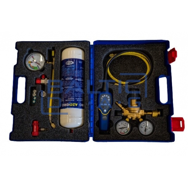 Hydrogen leak detection kit for automotive A/C systems