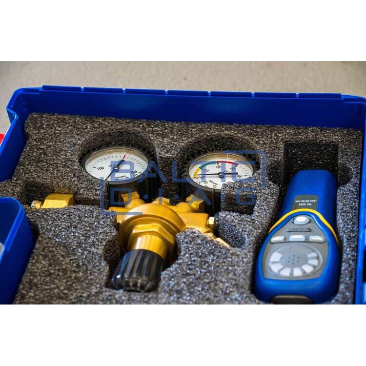 Hydrogen leak detection kit for automotive A/C systems