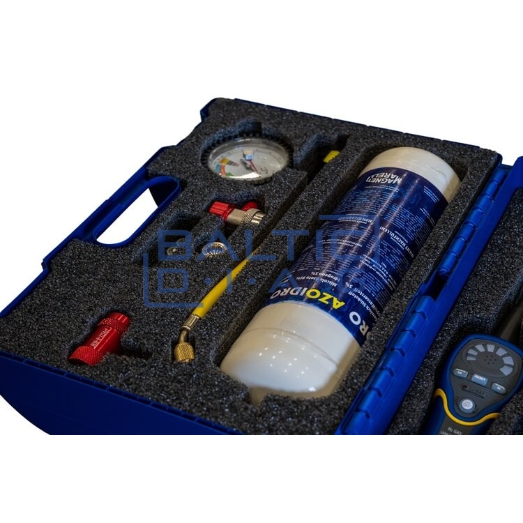 Hydrogen leak detection kit for automotive A/C systems