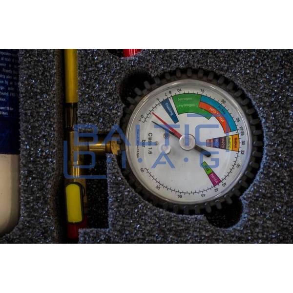 Hydrogen leak detection kit for automotive A/C systems