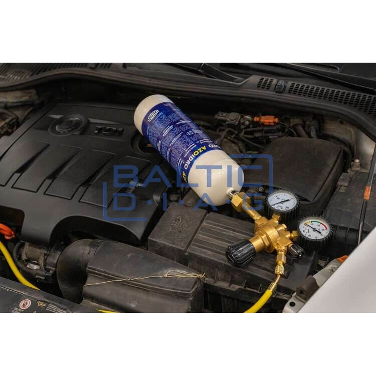 Hydrogen leak detection kit for automotive A/C systems
