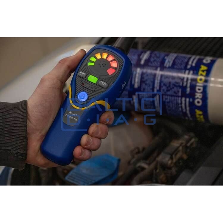 Hydrogen leak detection kit for automotive A/C systems