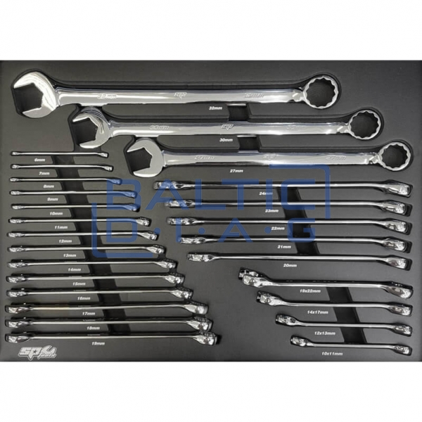 Передвижной инструментальный шкаф TOOLKIT с инструментами, 190 предметов SP Tools