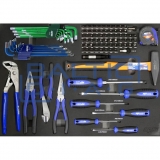 Įrankių vežimėlis su 9 stalčiais ir įrankiais 214 vnt. TOOLKIT TECH Series SP Tools Įrankių vežimėlis su 9 stalčiais ir įrankiais 214 vnt. TOOLKIT TECH Series SP Tools