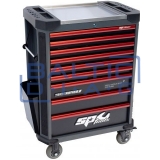 Įrankių vežimėlis su 9 stalčiais ir įrankiais 214 vnt. TOOLKIT TECH Series SP Tools Įrankių vežimėlis su 9 stalčiais ir įrankiais 214 vnt. TOOLKIT TECH Series SP Tools
