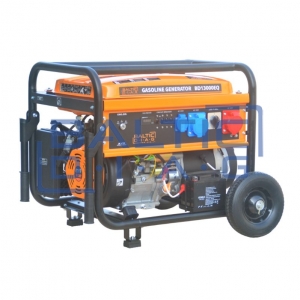 Mobile gasoline generator with 10 kW output