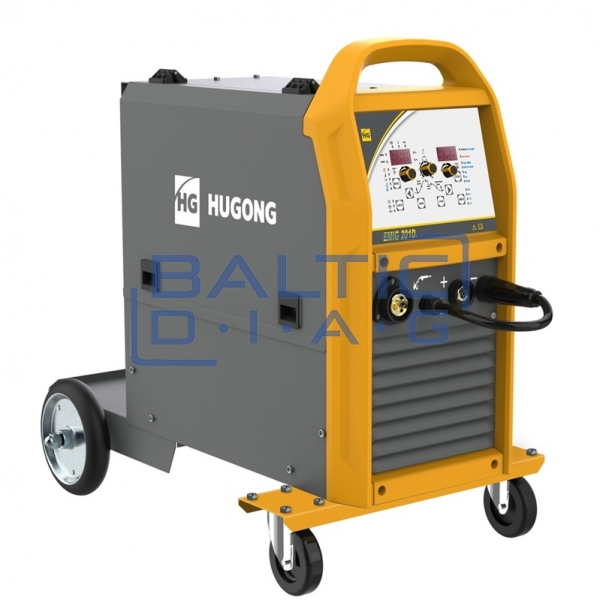 MIG welding machine with LCD display Hugong EMIG201D 200A