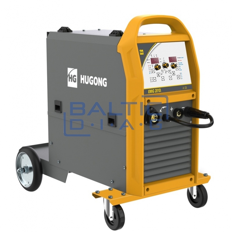 MIG welding machine with LCD display Hugong EMIG201D 200A