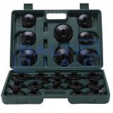 Oil filter cap wrench set 25 pcs