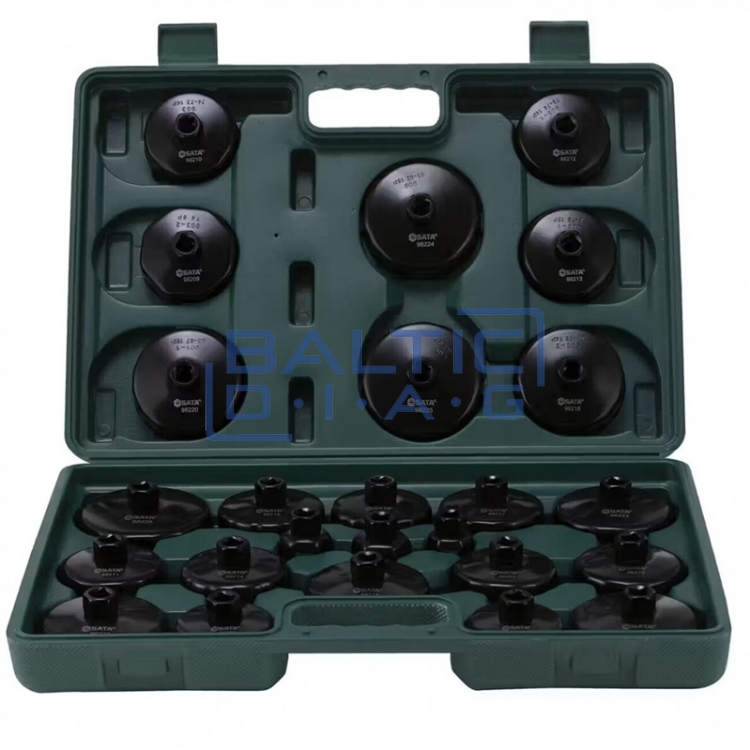 Oil filter cap wrench set 25 pcs