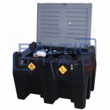 Mobili kuro talpykla 440L (plastikinė) su 12V DCTP40 pompa, automatiniu pistoletu ir filtru