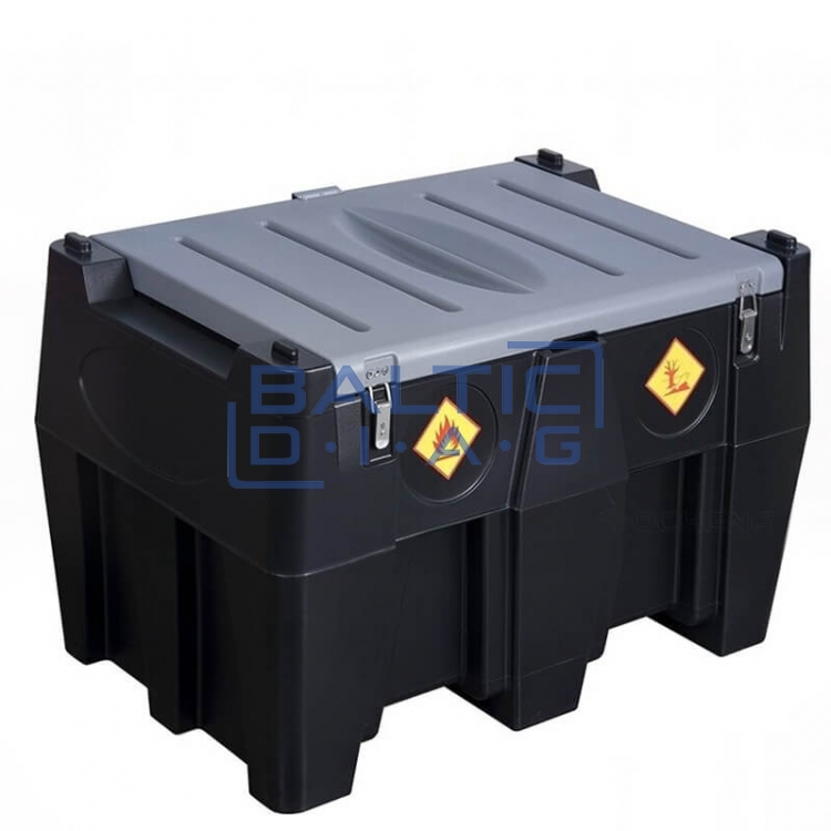 Mobili kuro talpykla 440L (plastikinė) su 12V DCTP40 pompa, automatiniu pistoletu ir filtru