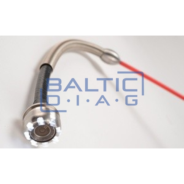 Mini-polar pipe inspection videoscope system with 10m probe and IP68 camera