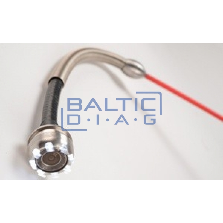 Mini-polar pipe inspection videoscope system with 10m probe and IP68 camera