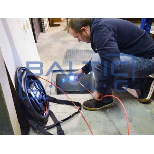 Mini-polar pipe inspection videoscope system with 10m probe and IP68 camera