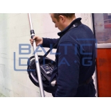 Mini-polar pipe inspection videoscope system with 10m probe and IP68 camera