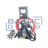 Pipe inspection endoscope with 30 m probe and IP68 camera polar videoscope