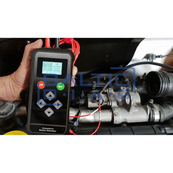 Jutiklių signalo simuliatorius automobilių diagnostikai