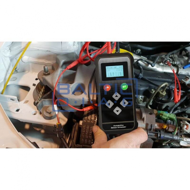 Jutiklių signalo simuliatorius automobilių diagnostikai