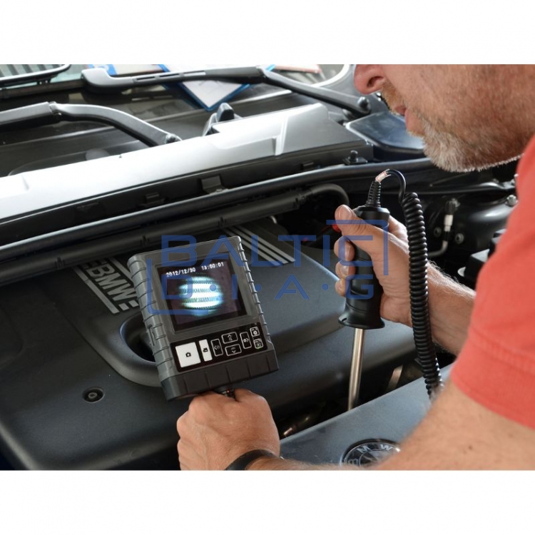 Handheld videoscope with 28 mm IP68 camera