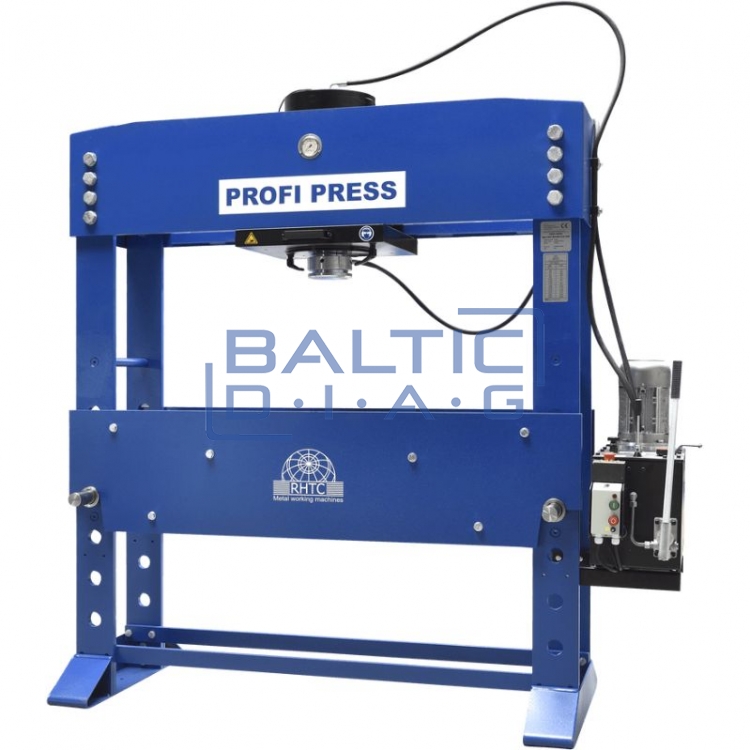 100 tonų hidraulinis presas M/H-M/C-2, darbinis plotis 1500 mm RHTC