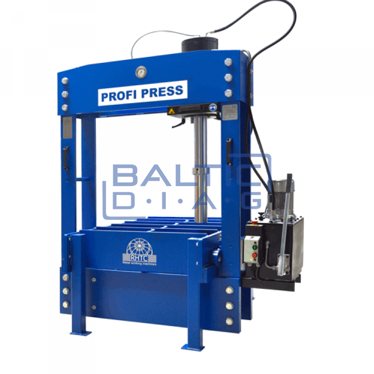 160 ton manually movable portal straightening press with worktable PPTL-160 D=1500 RHTC
