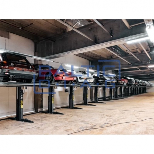 Two-post parking lift (4 platforms)