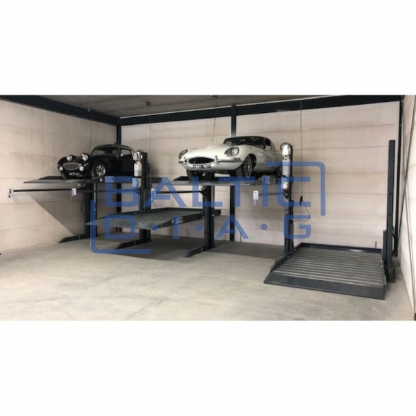 Two-post parking lift (4 platforms)