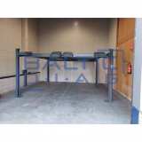 Four-post, four-car parking lift