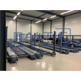 Four-post, four-car parking lift