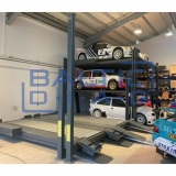 Four post six car parking lift