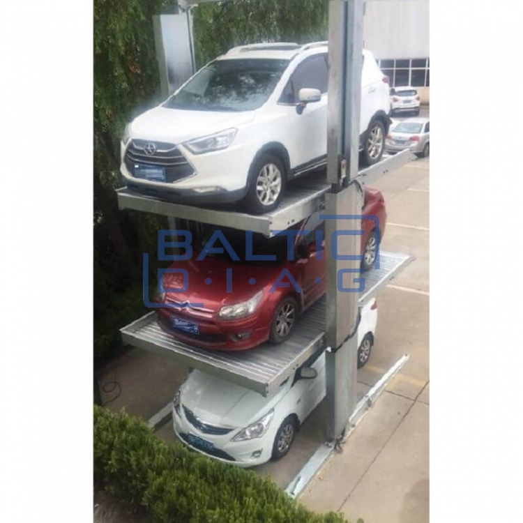Two-post triple parking lift