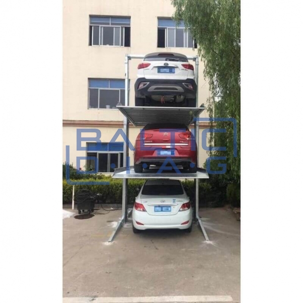 Two-post triple parking lift