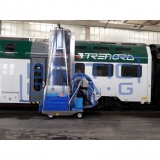 Self-propelled battery-powered bus and truck washing machine Speedy Wash PONY LX