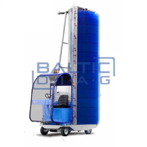 Self-propelled battery-powered bus and truck washing machine Speedy Wash PONY LX