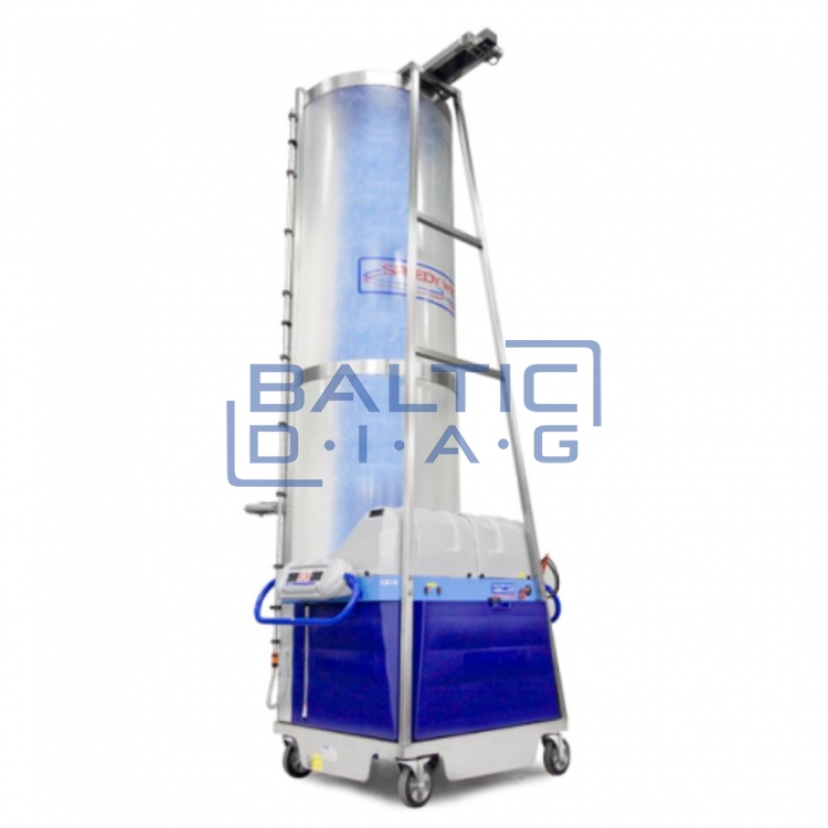 Self-propelled battery-powered bus and truck washing machine SW 626 LX