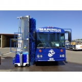 Self-propelled battery-powered washing machine for buses and trucks Speedy Wash 626 EZ