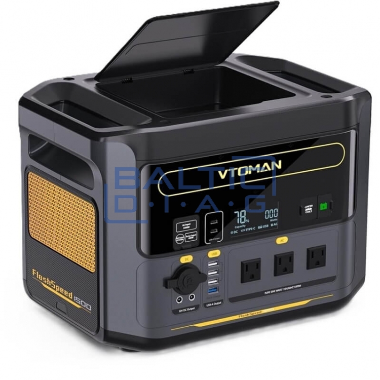 Portable battery with control module FlashSpeed 1500 VTOMAN