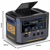 Portable battery with control module FlashSpeed 1500 VTOMAN