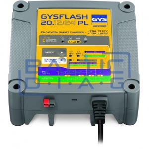 Akumuliatorių įkroviklis ir palaikymo įrenginys GYSFLASH 20.12/24 PL