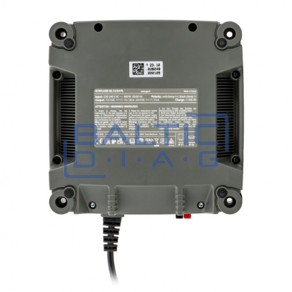 Battery charger and maintenance device GYSFLASH 20.12/24 PL