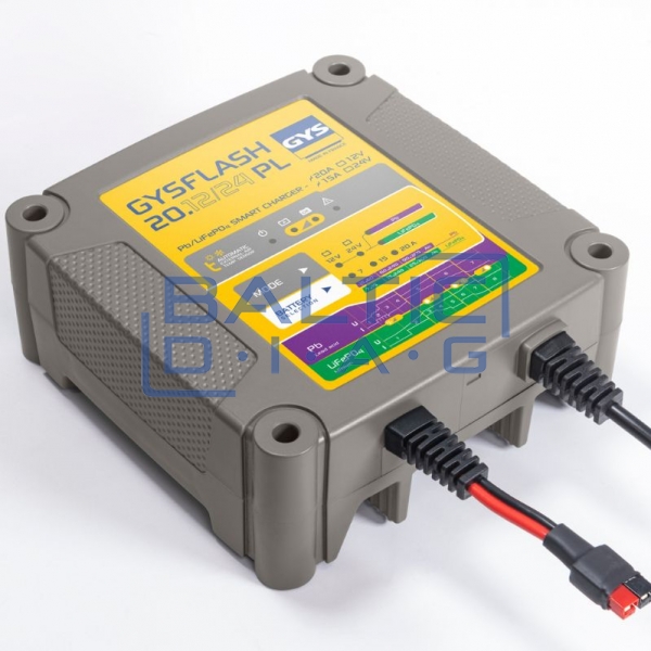 Battery charger and maintenance device GYSFLASH 20.12/24 PL