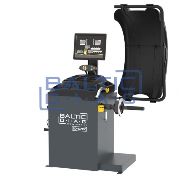 Automatic wheel balancer for passenger vehicles JWB670C