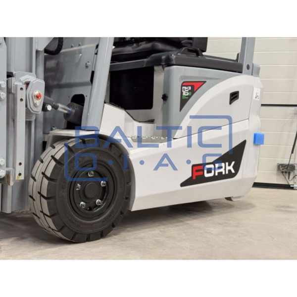 Trijų ratų elektrinis krautuvas 1600 kg MK3-16e FORK