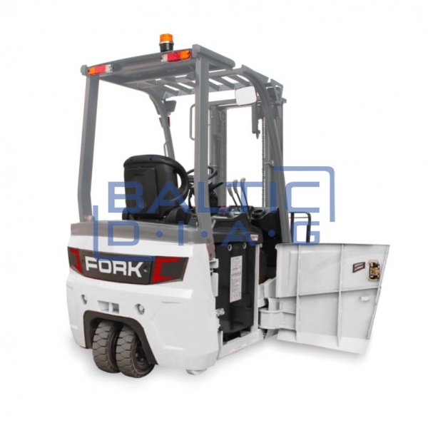 Trijų ratų elektrinis krautuvas 1600 kg MK3-16e FORK